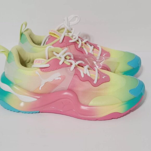 Puma FP Movement Tie Dye Rise Sneakers size 7.5 - Picture 3 of 7